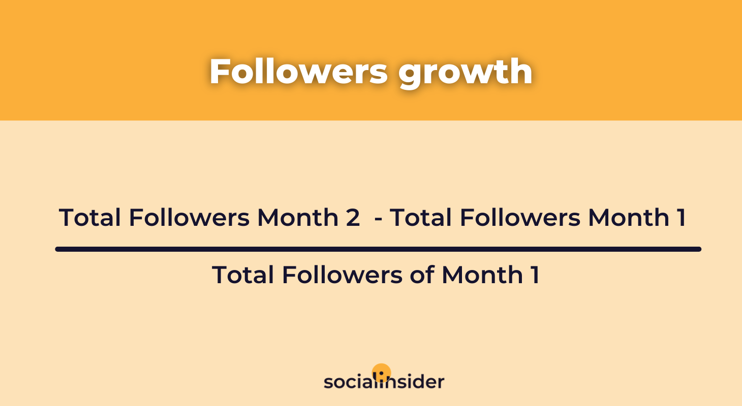 How to calculate followers growth on Instagram