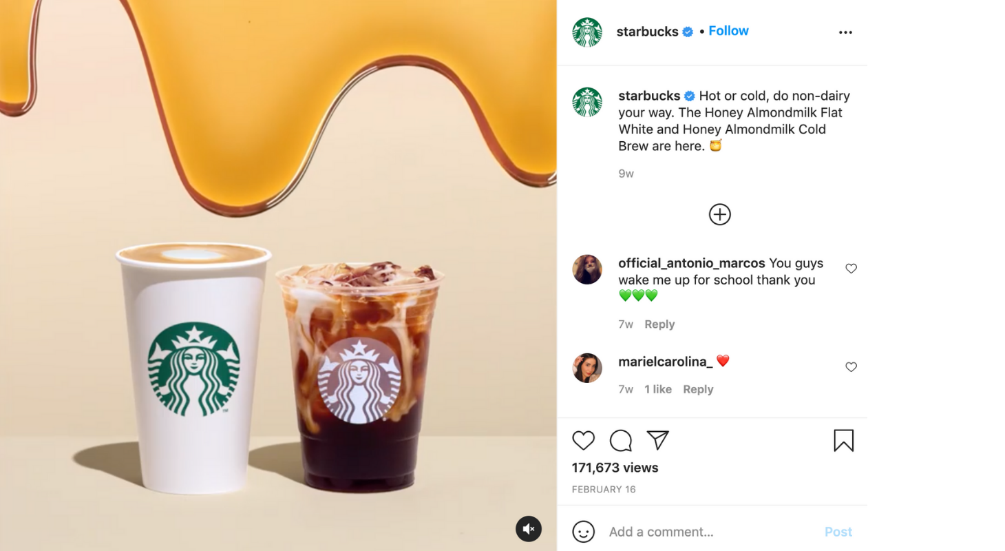 Starbucks is an excellent example for branded videos
