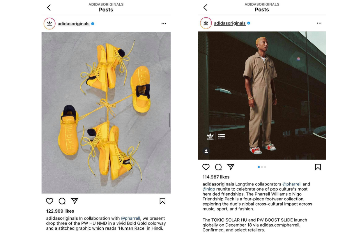 Adidas Originals and-Pharrell collaboration