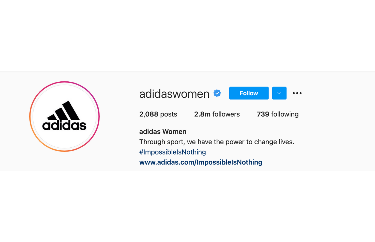 Key From Adidas' Media | Socialinsider