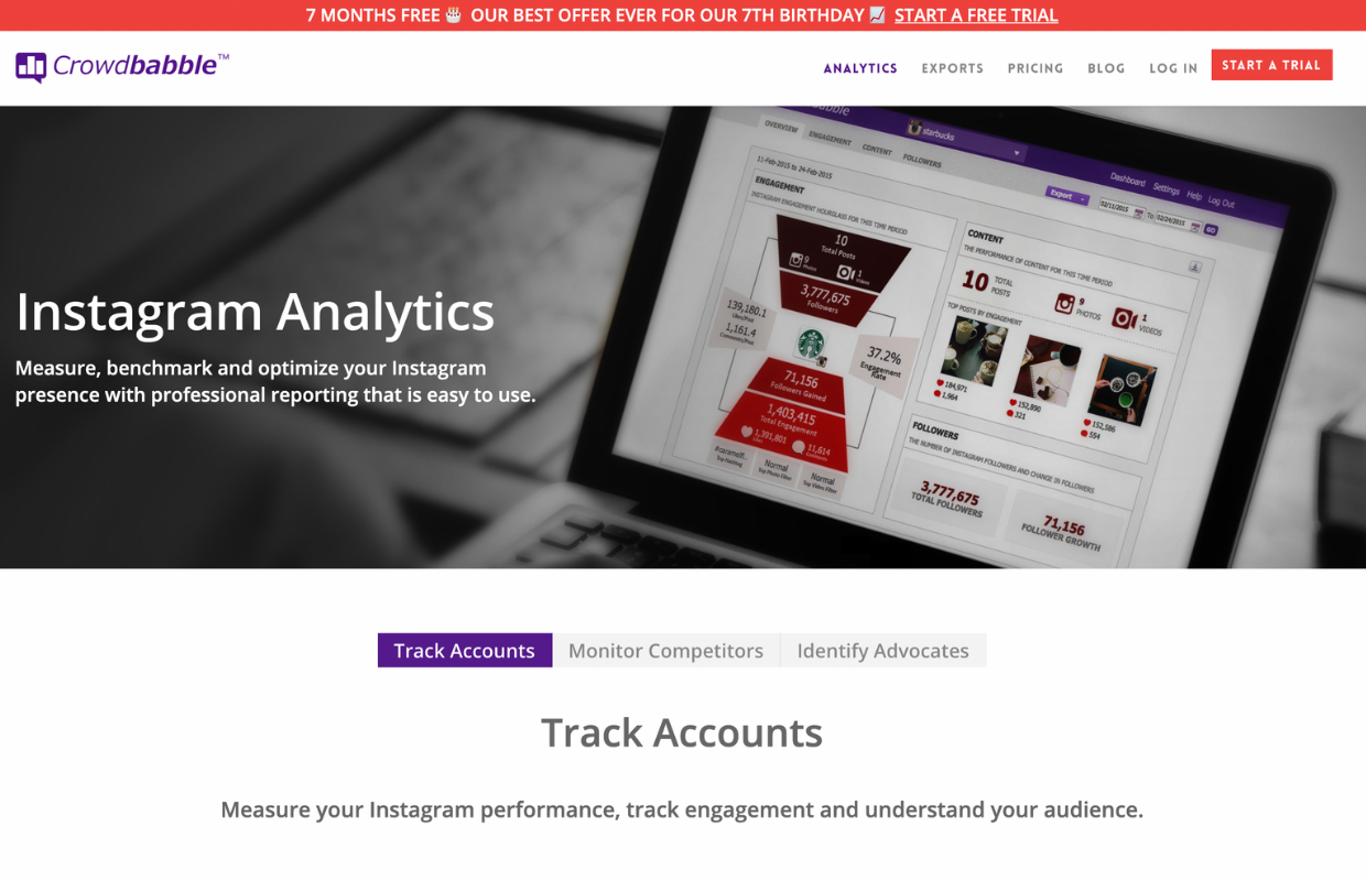 Track everything with Crowdbabble