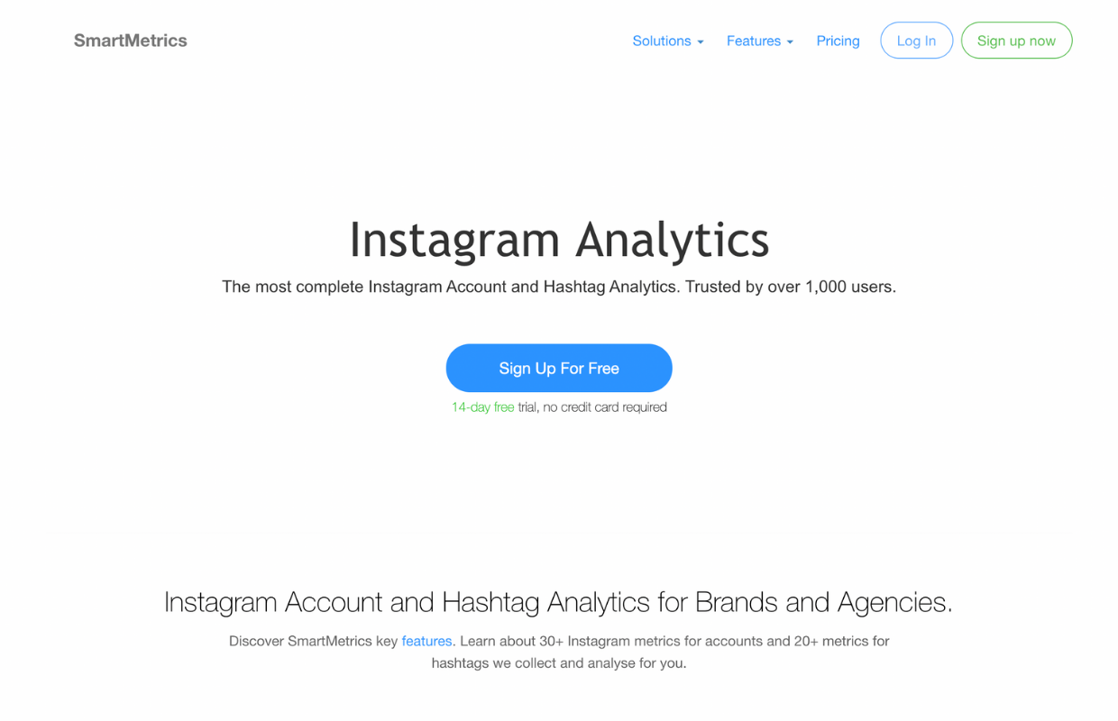 In-depth Instagram analysis with Smartmetrics
