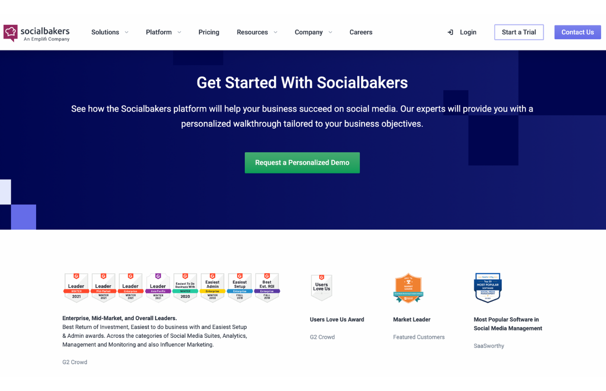 Track everything with Socialbakers, an Instagram analytics tool
