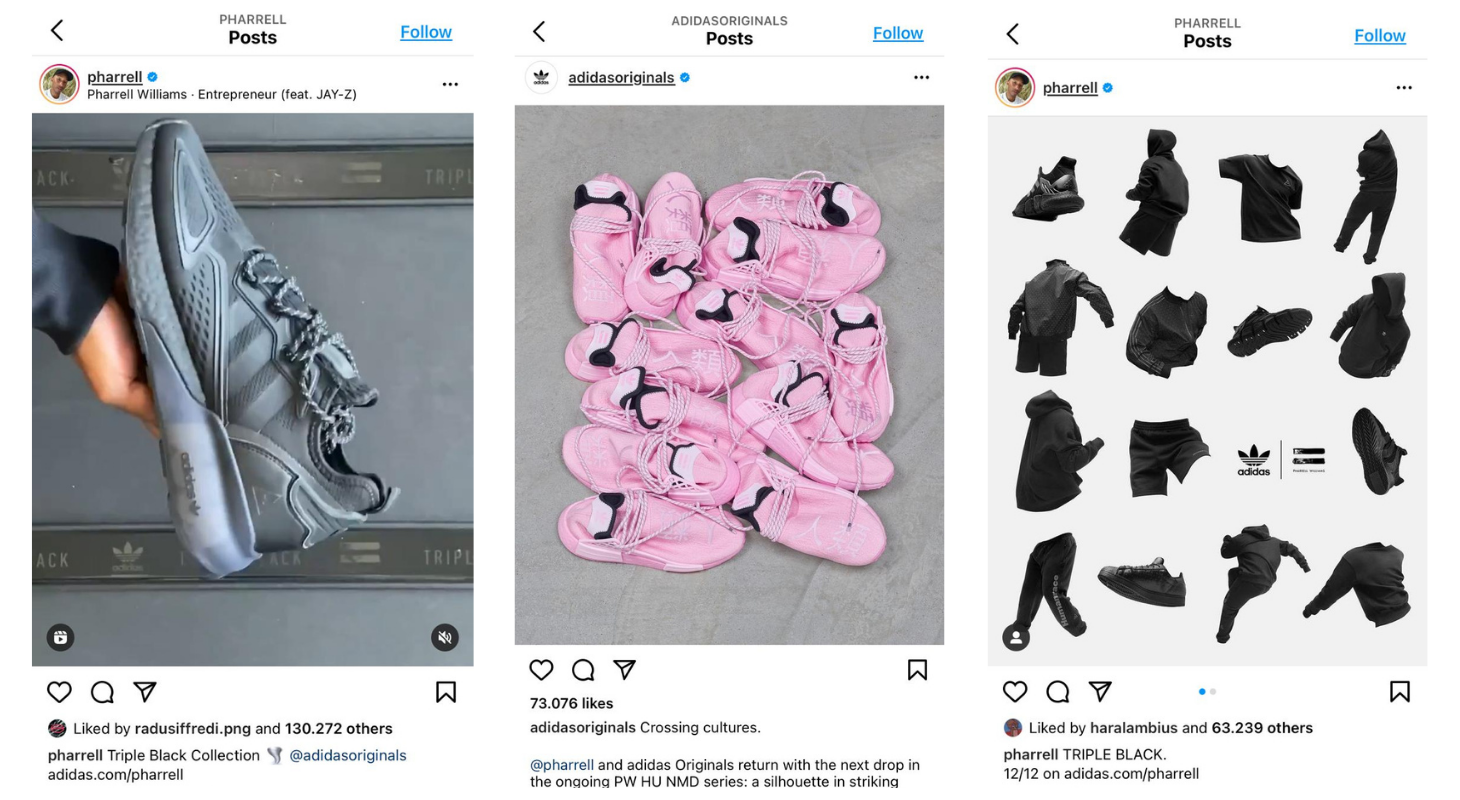 These are Adidas Originals' partnerships with influencers.