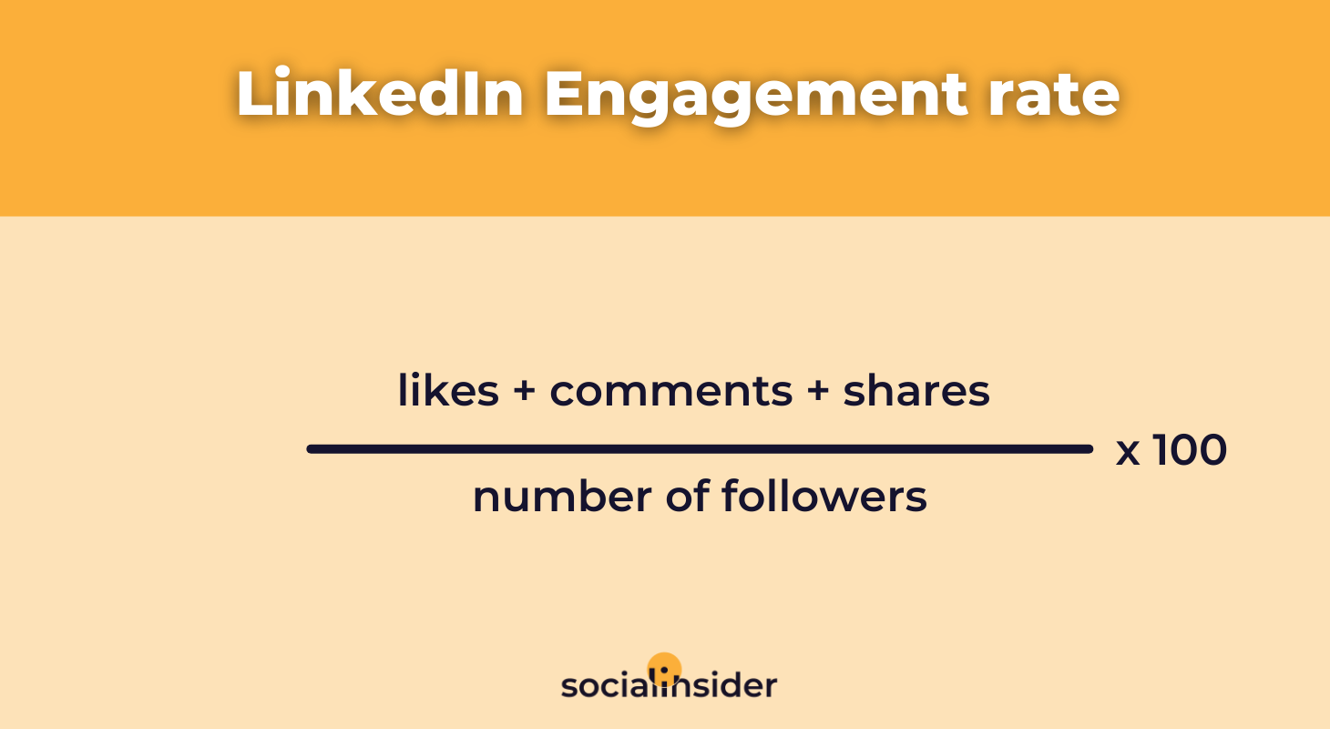 How to calculate engagement rate on LinkedIn
