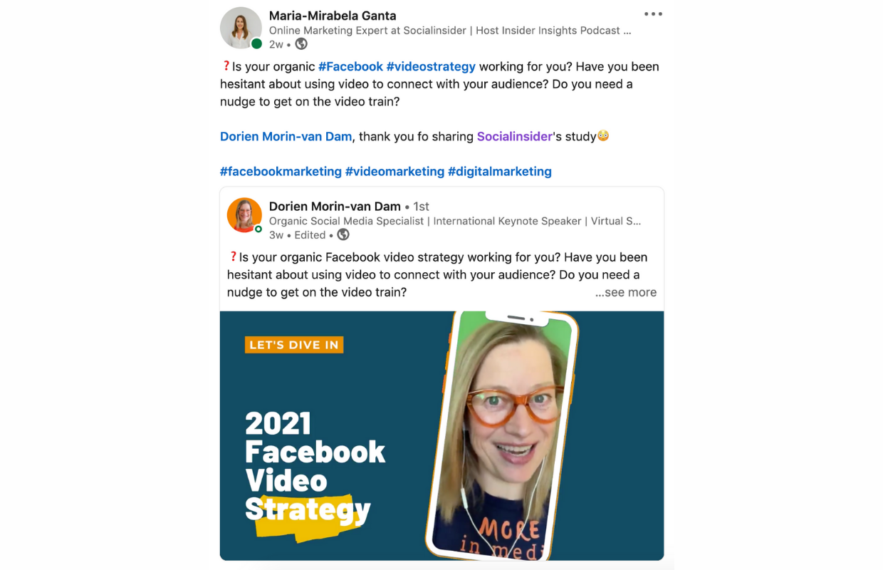 Share your company's work