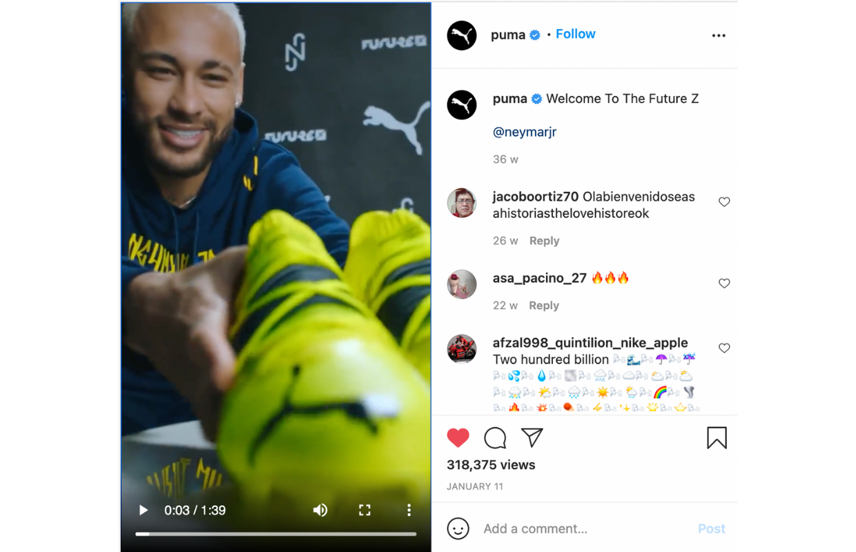 Neymar Jr. for PUMA campaign