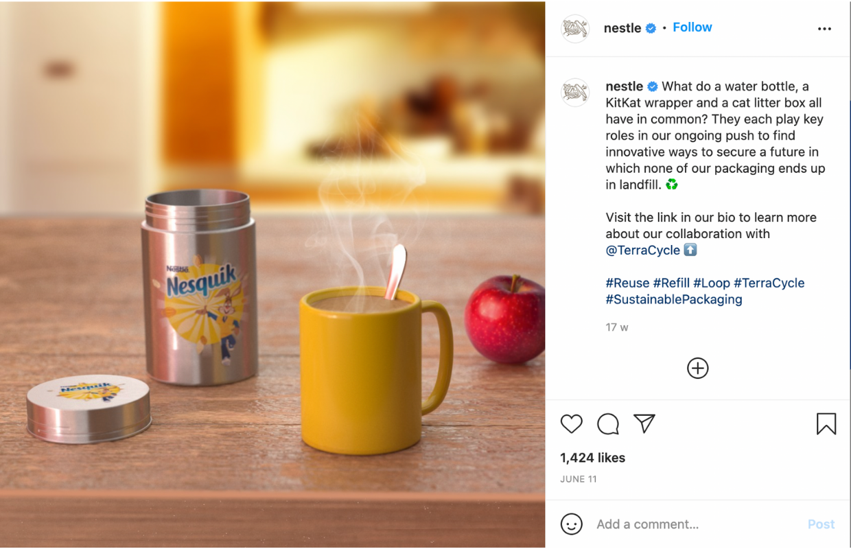 Nestle-Instagram-post