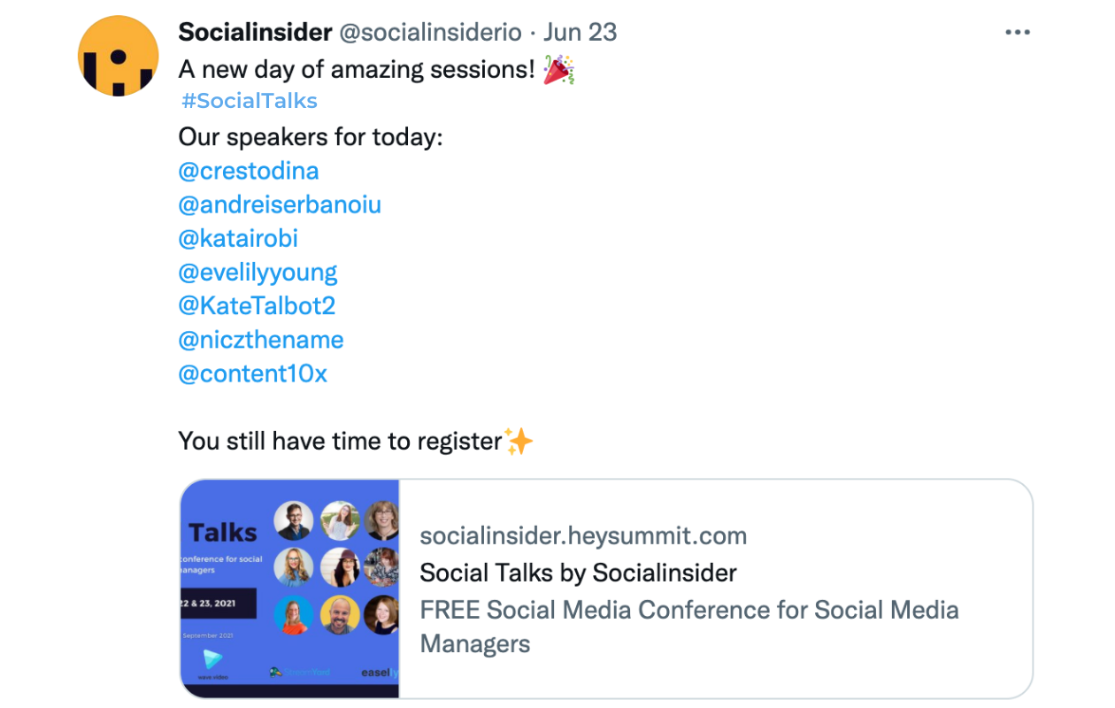 Social Talks by Socialinsider