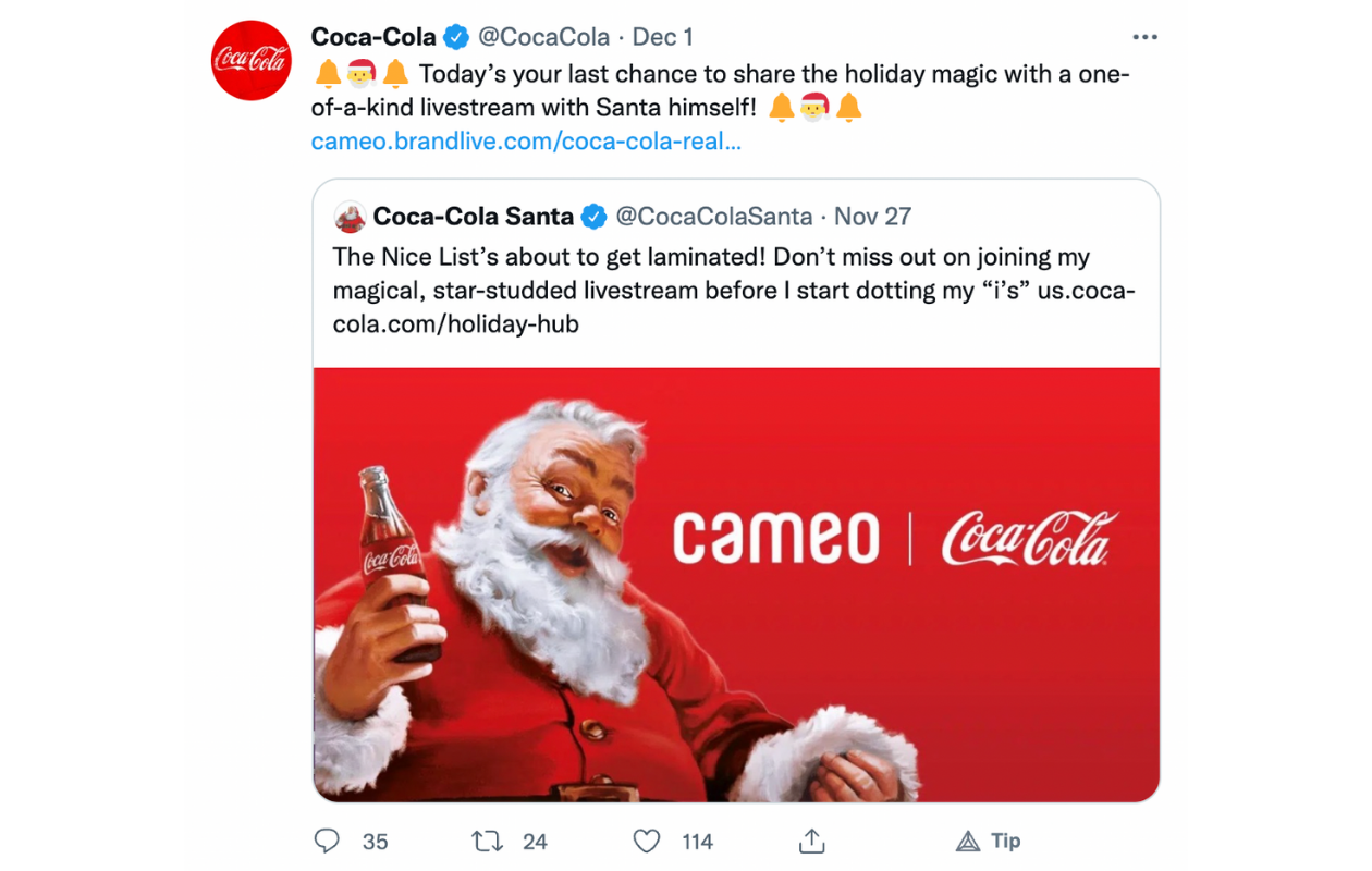 Coca-Cola-Twitter-post-for-Christmas-campaign