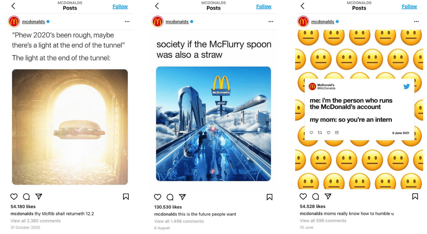 These are Instagram meme ideas that brands can use in their Instagram posts.
