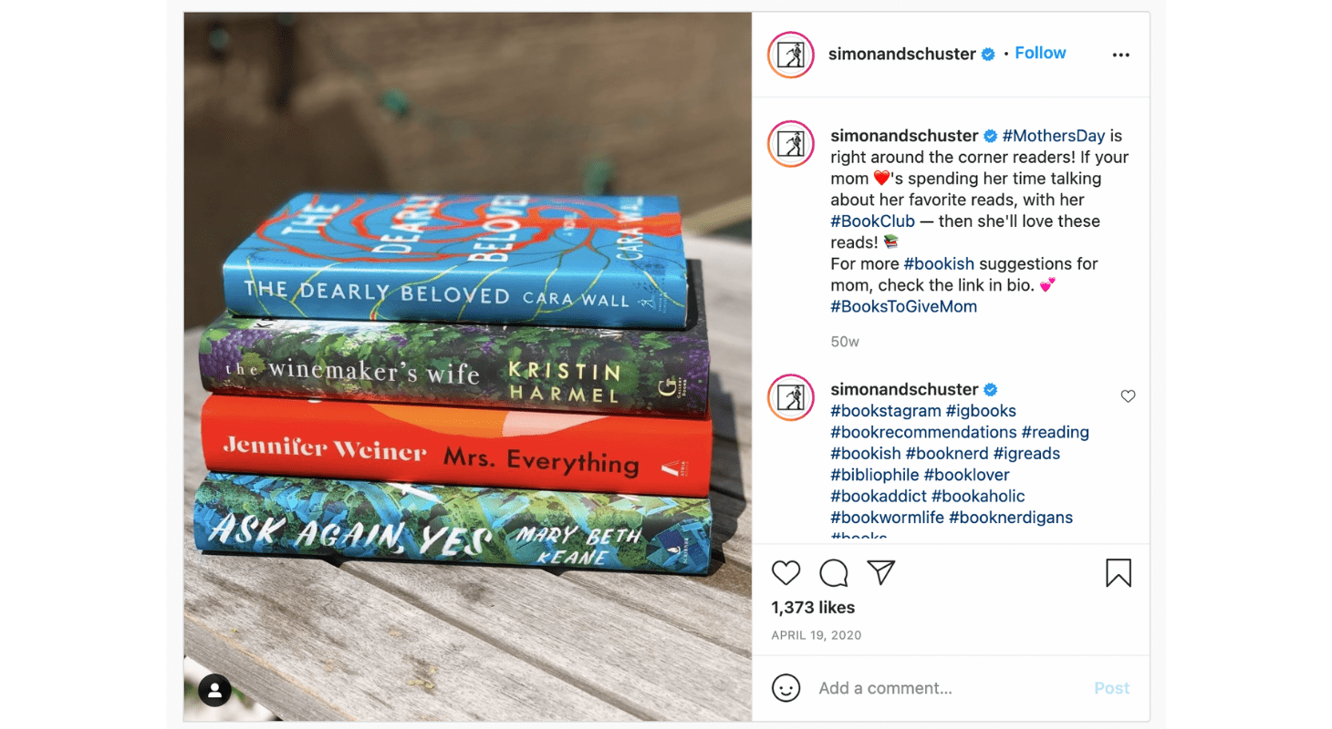 How Simon&Schuster encourages people to read more books on Mother's Day