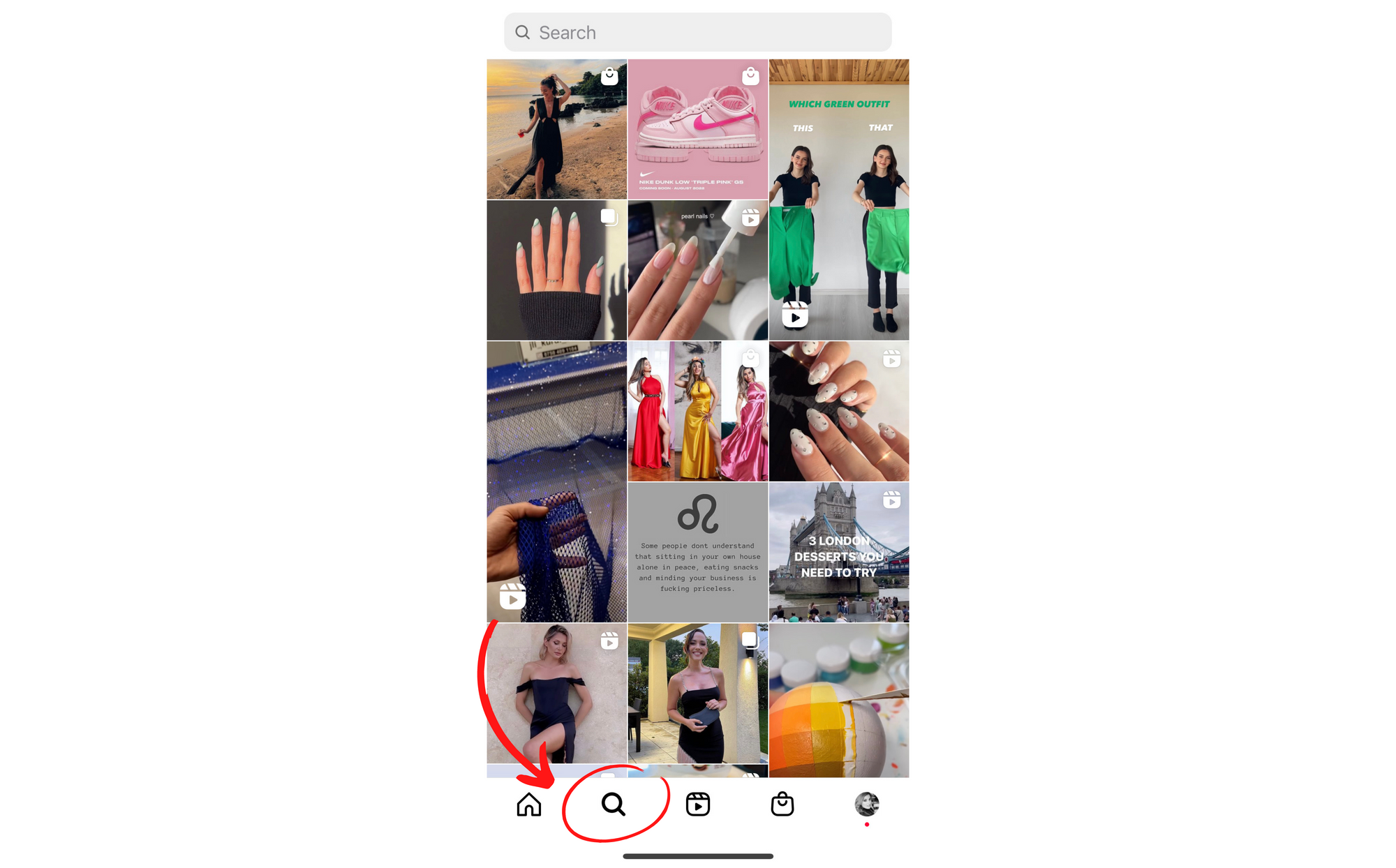 instagram explore page