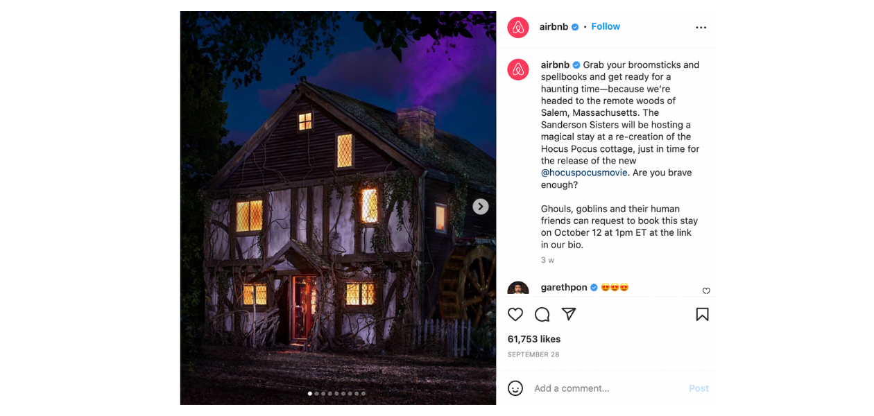 airbnb-halloween-social-media-post