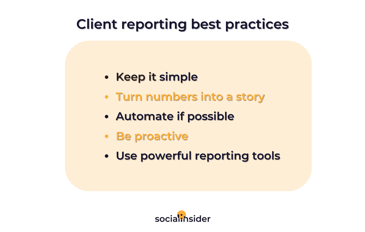 client reporting best practices