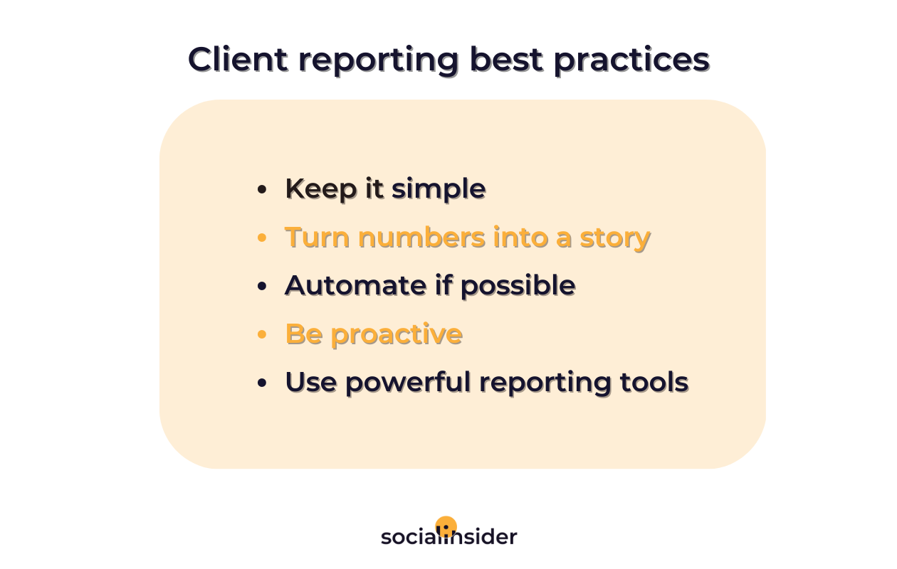 5 Client Reporting Best Practices | Socialinsider