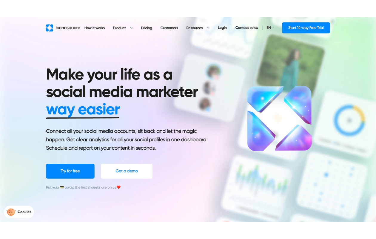iconosquare homepage