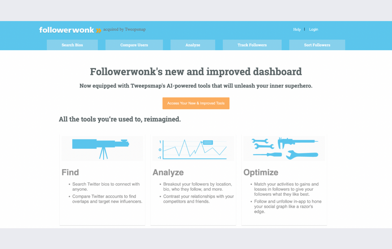 screenshot from followerwonk for twitter analytics tools article