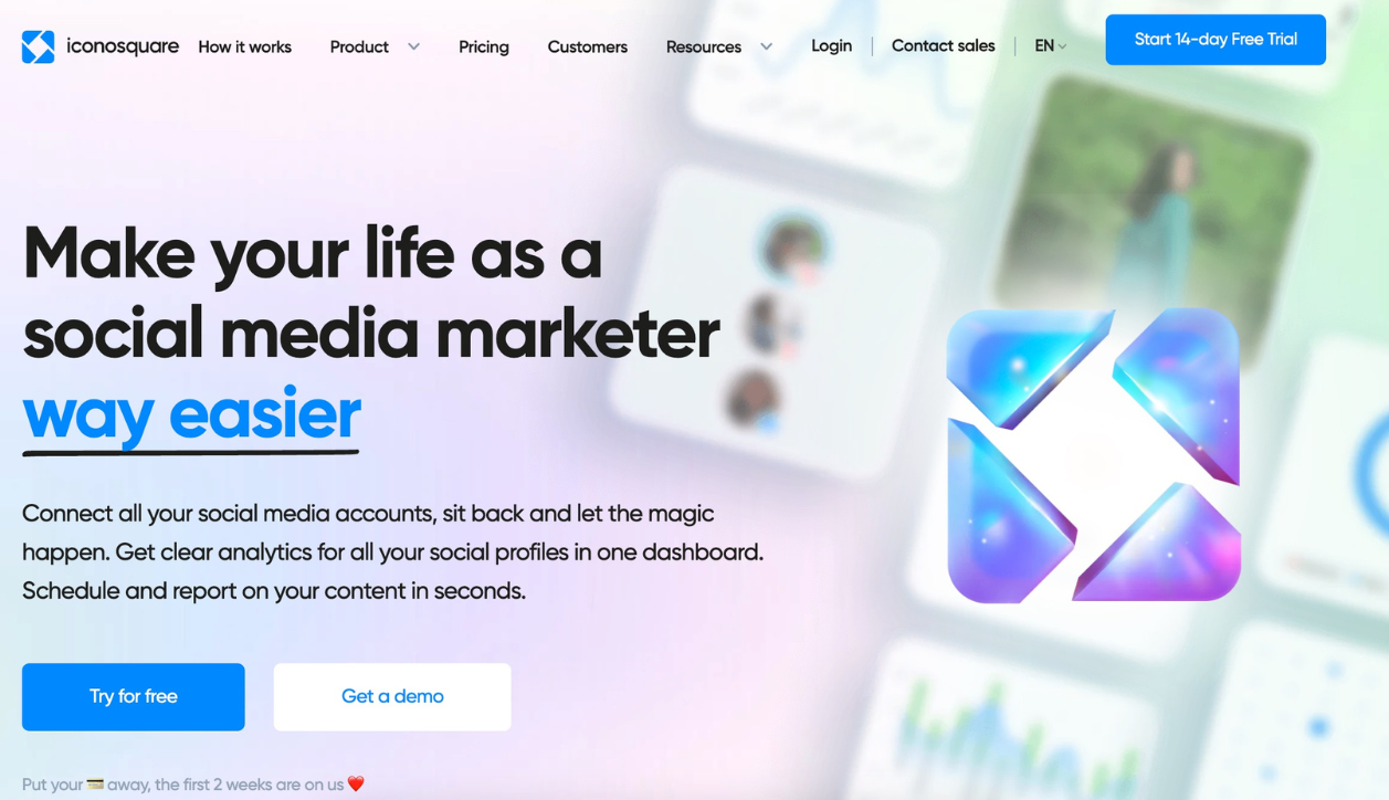 iconosquare homepage