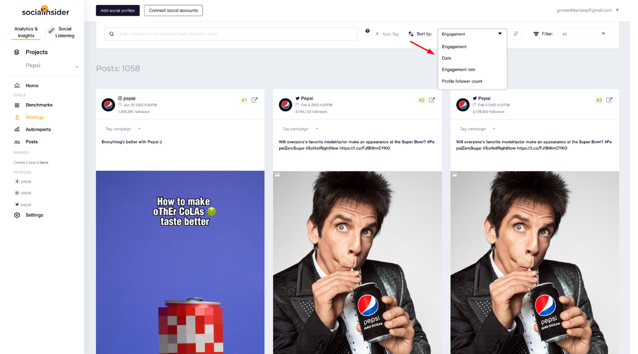 Socialinsider campaign objectives