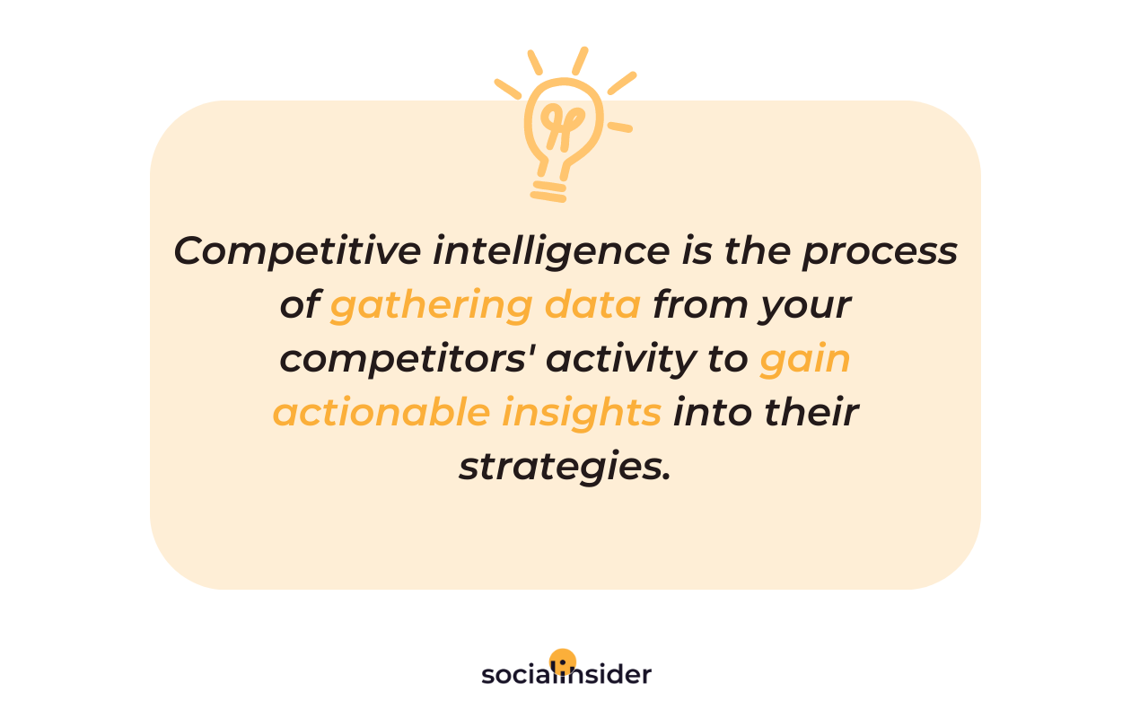 competitive intelligence definition