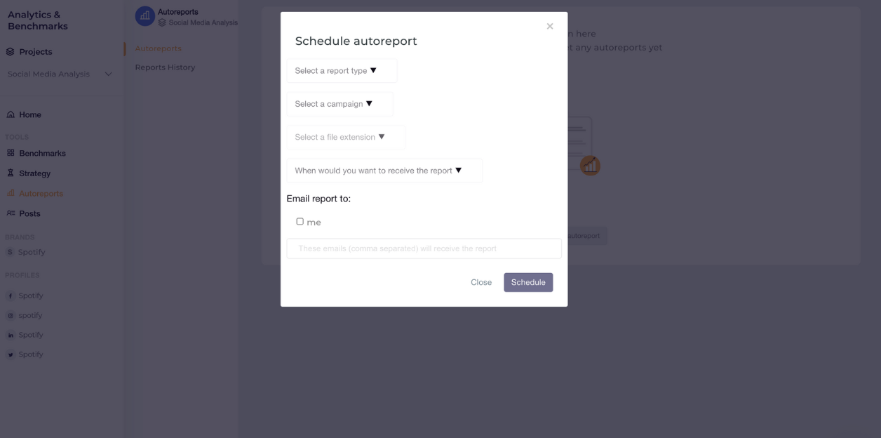 autoreports socialinsider
