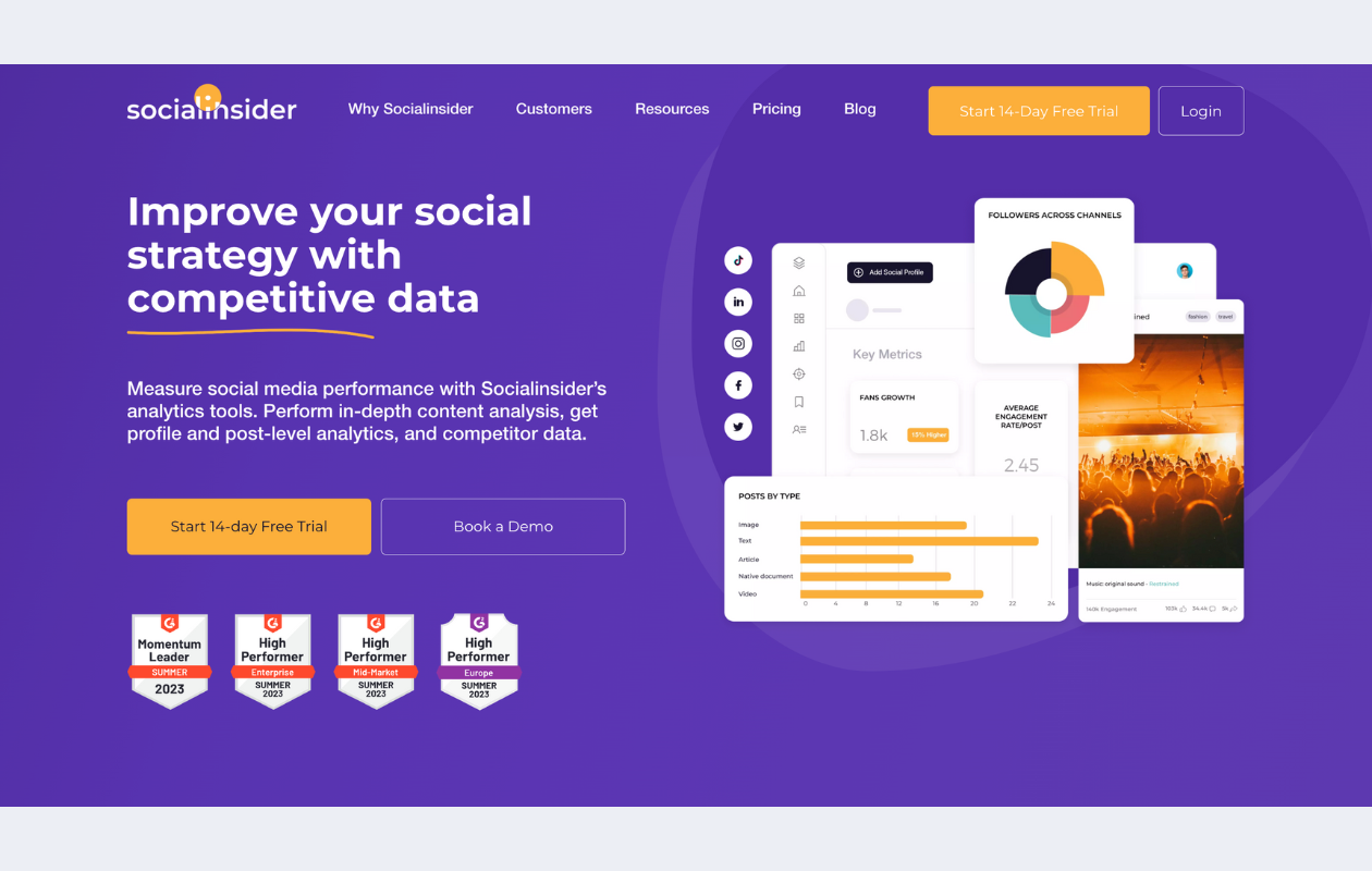 socialinsider homepage