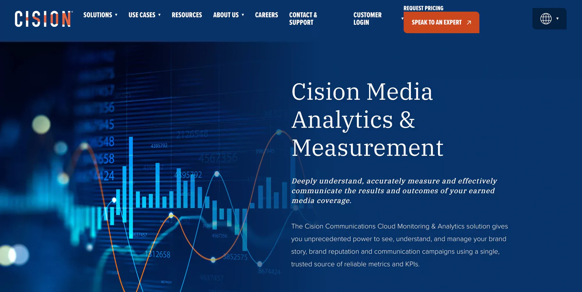 cision's analytics tool