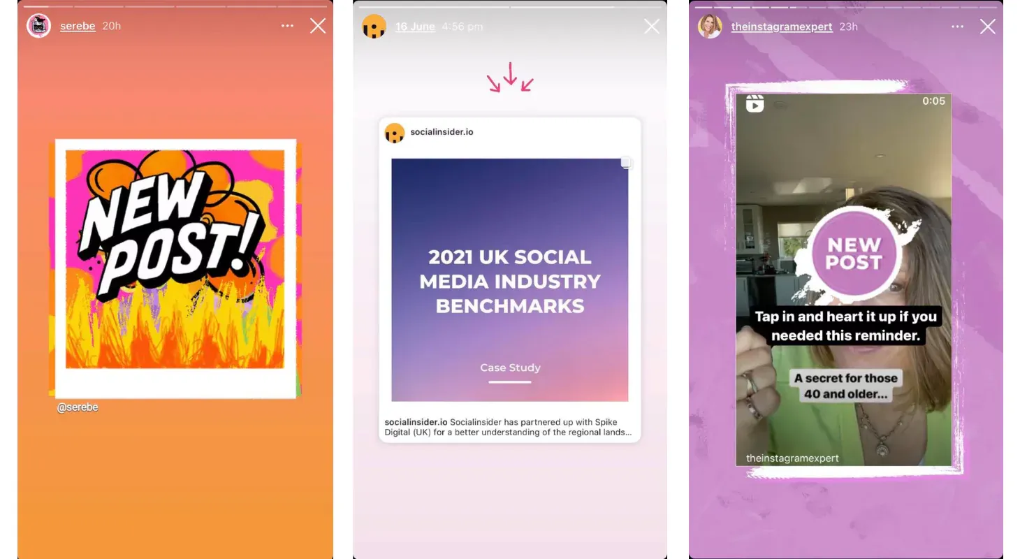 instagram story ideas promote new posts