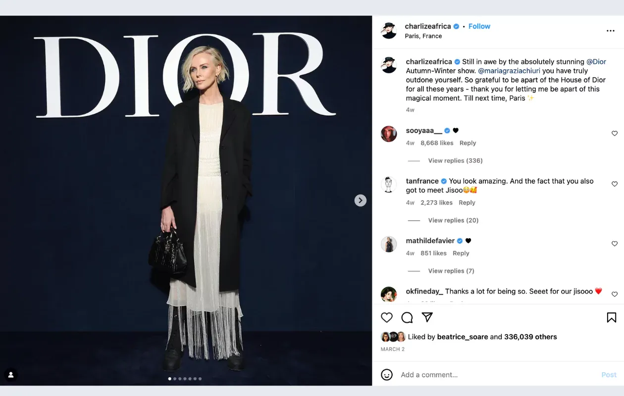 Dior campaign