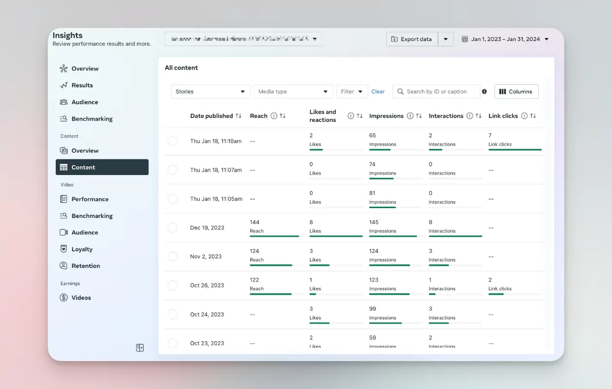 instagram stories analytics meta insights expanded