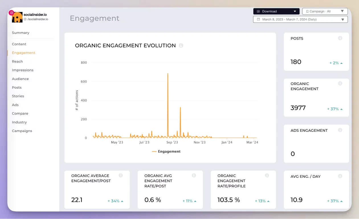 engagement instagram audit 