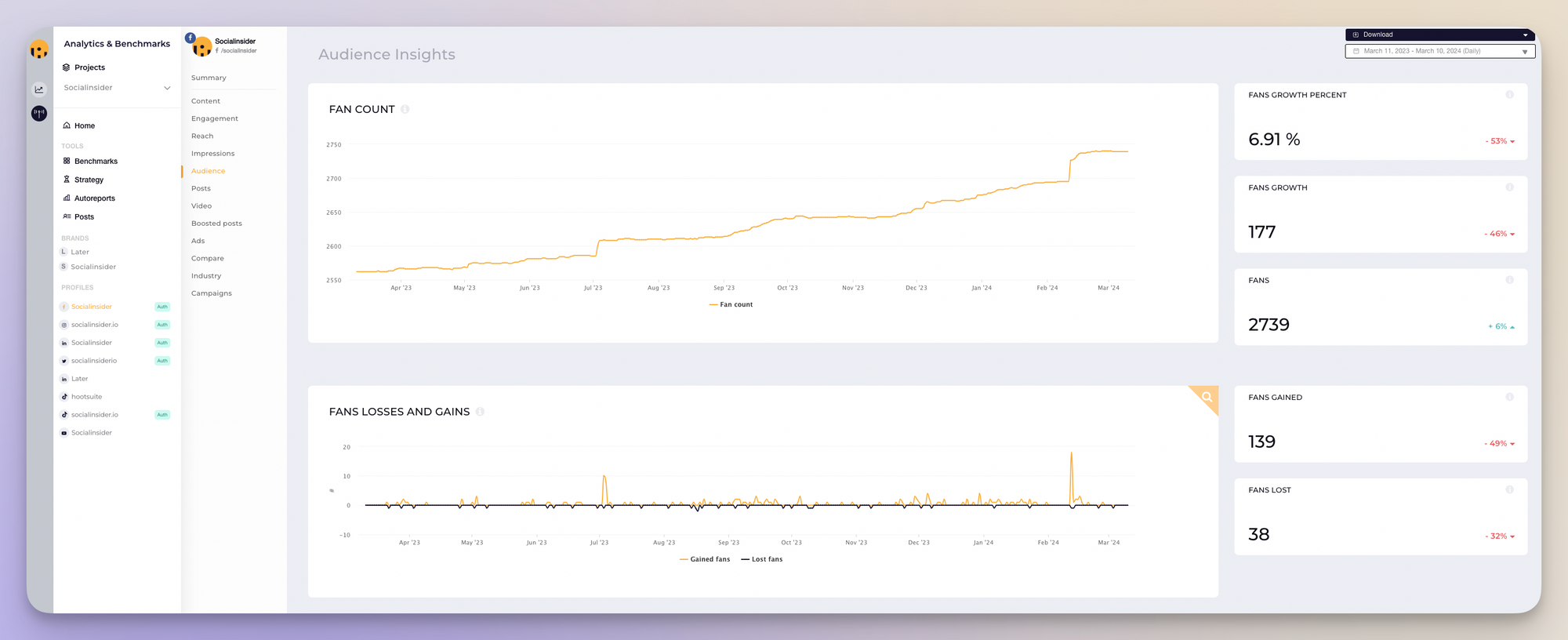 facebook followers audit