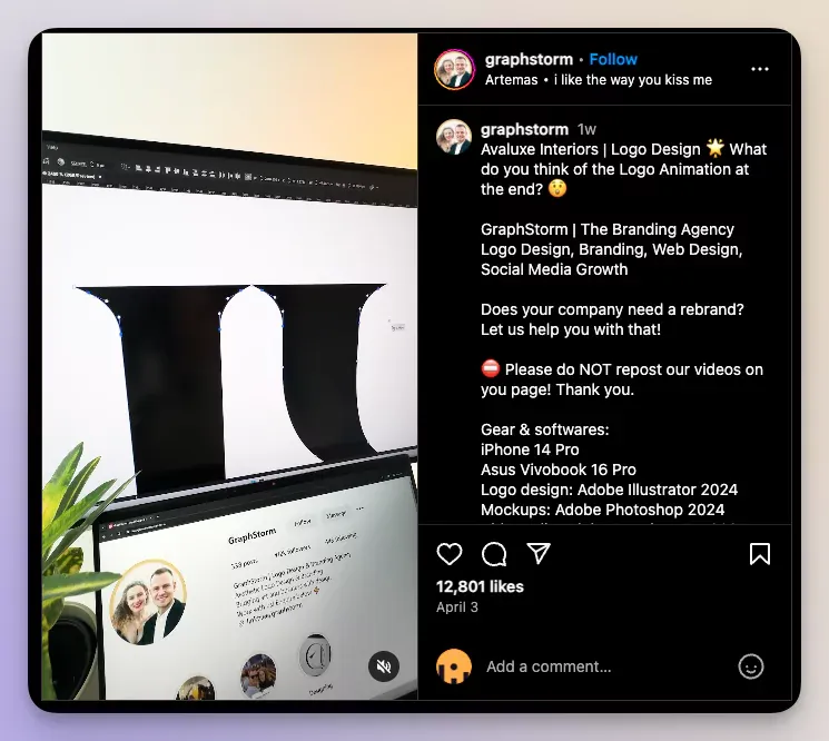 Instagram post ideas with trending sound