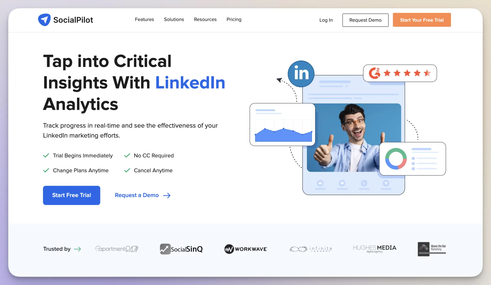 Social Pilot LinkedIn analytics tool