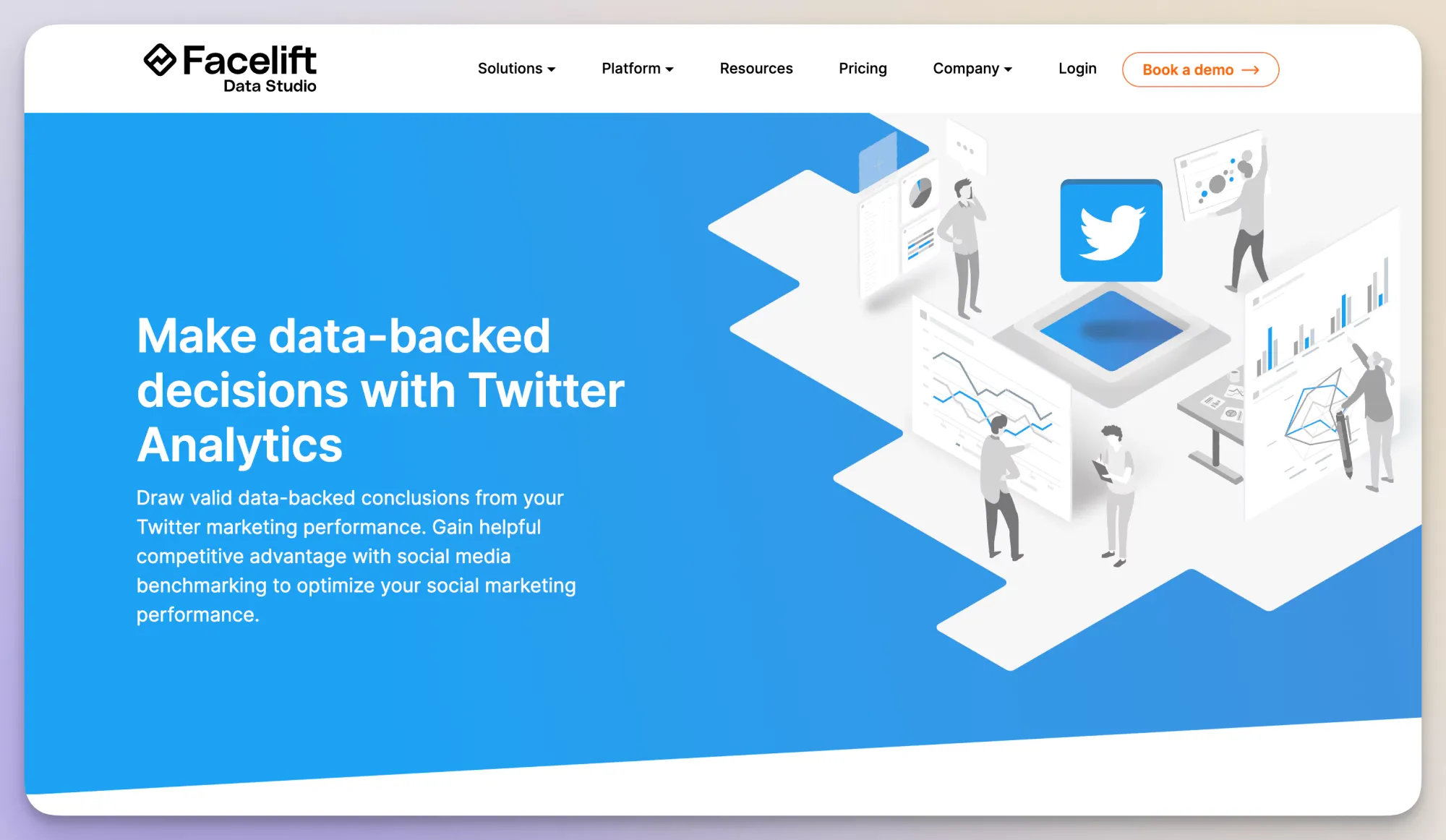 Facelift Quintly Twitter analytics tool