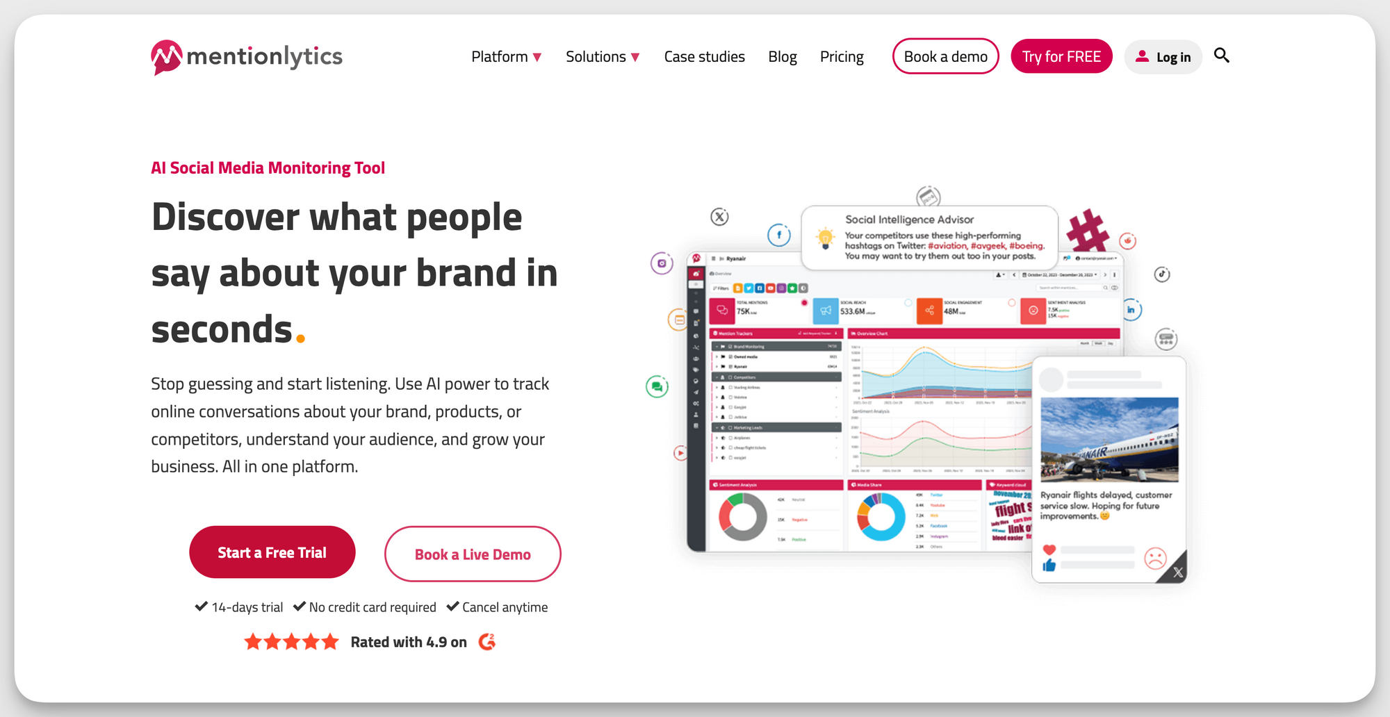 mentionlytics social media monitoring