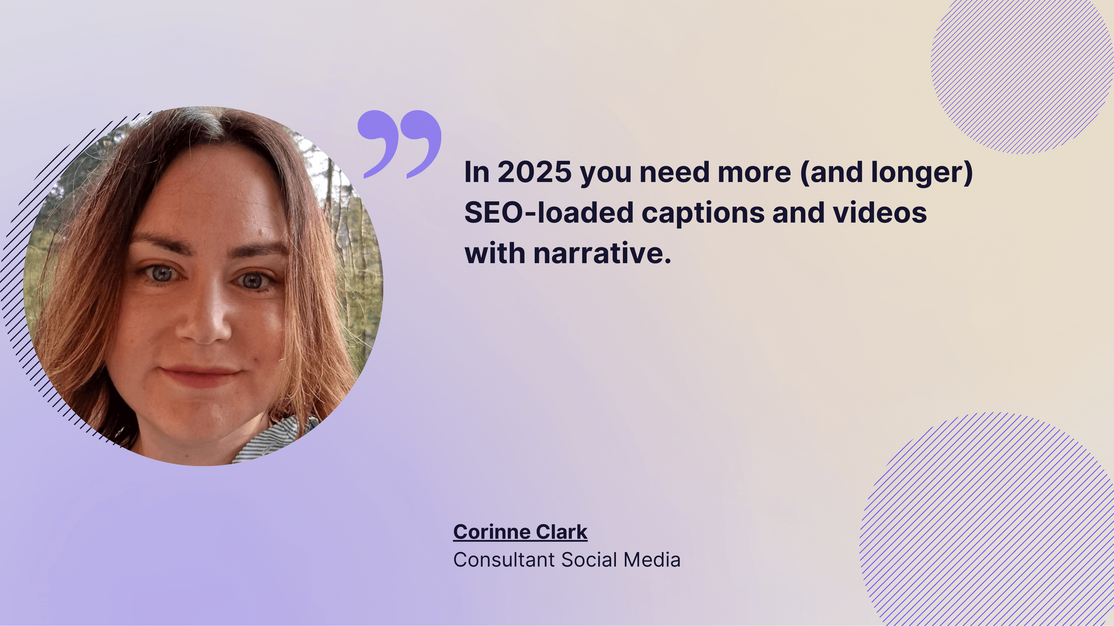 instagram best practices quote from corinne