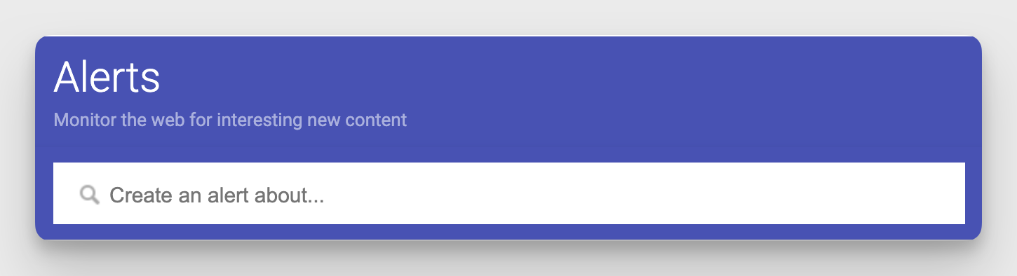 google alerts