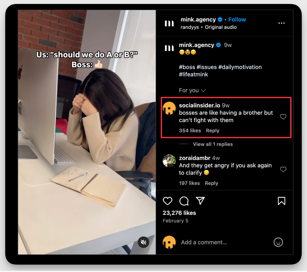 outbound engagement example