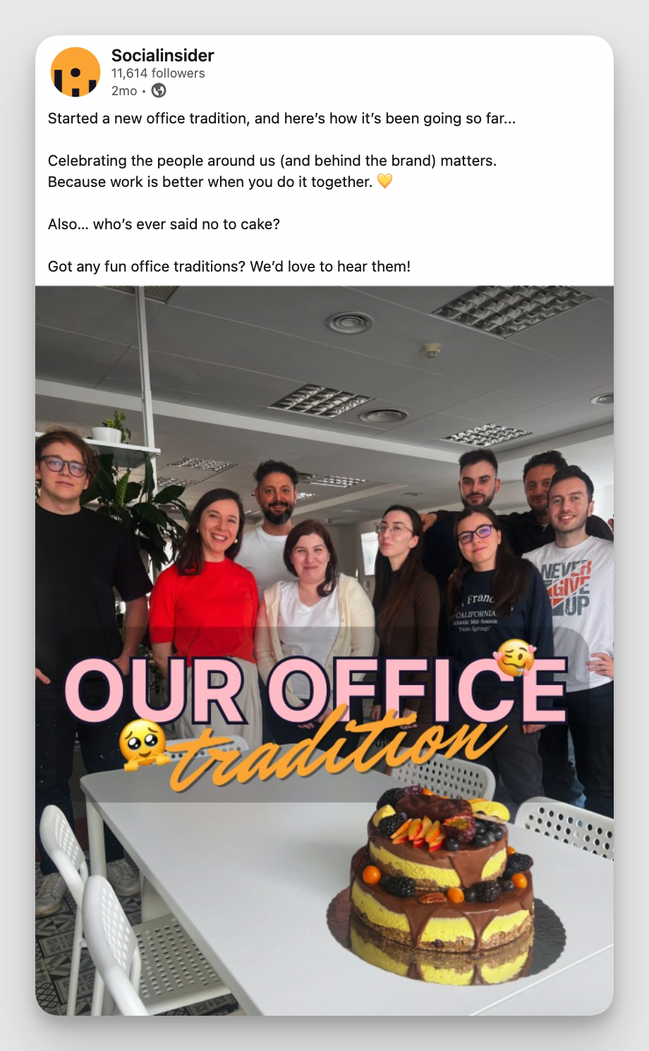 socialinsider bts content
