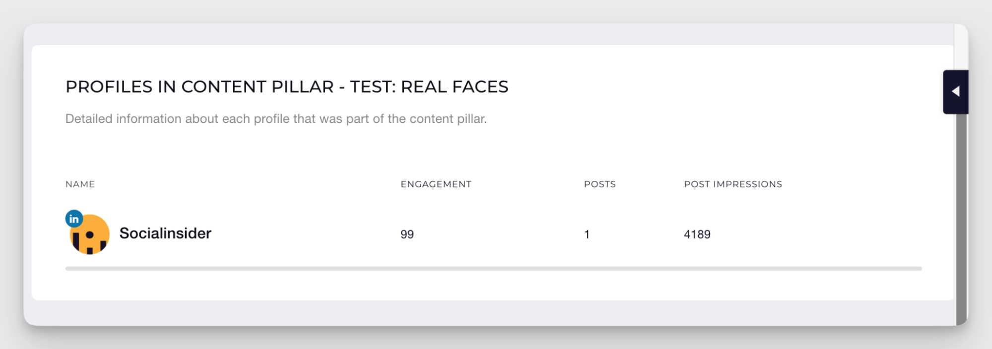 socialinsider test example