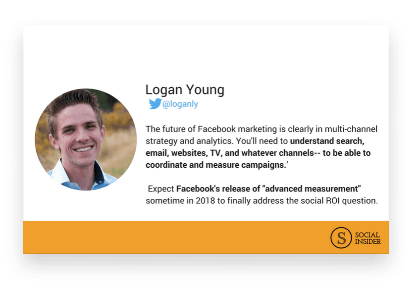 Are you wondering what 2018 might look like for Facebook marketing? Logan Young - the future of Facebook marketing