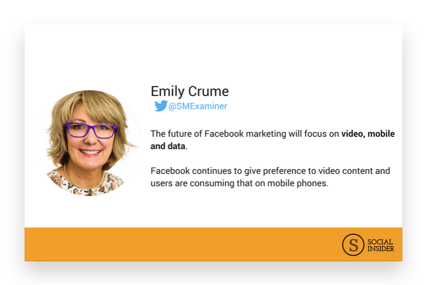 Are you wondering what 2018 might look like for Facebook marketing? Emily Crume - the future of Facebook marketing