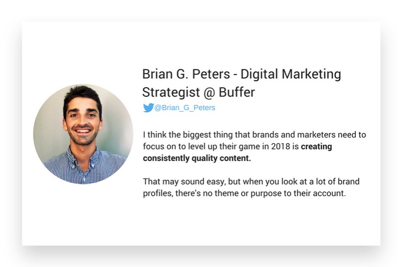 Brian Peters from Buffer about Instagram marketing