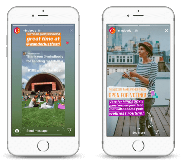 How brands are using the Instagram Stories features