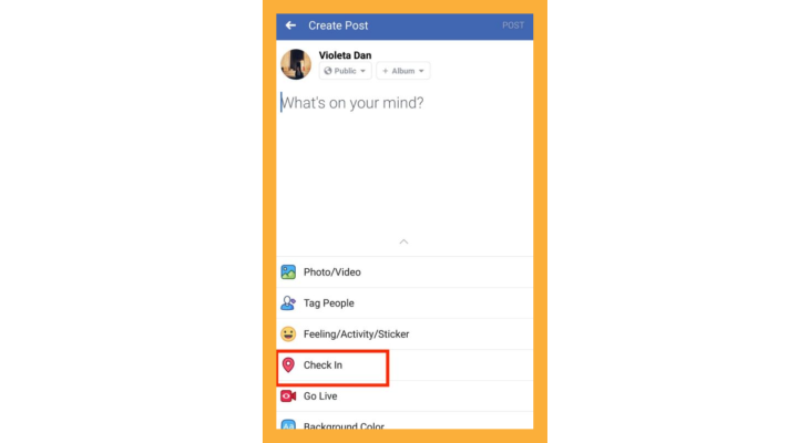 Facebook Check-In