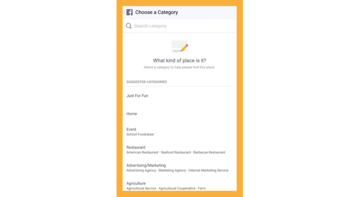 Choose a category