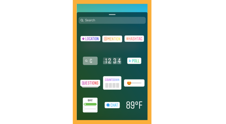 Use a Location Sticker
