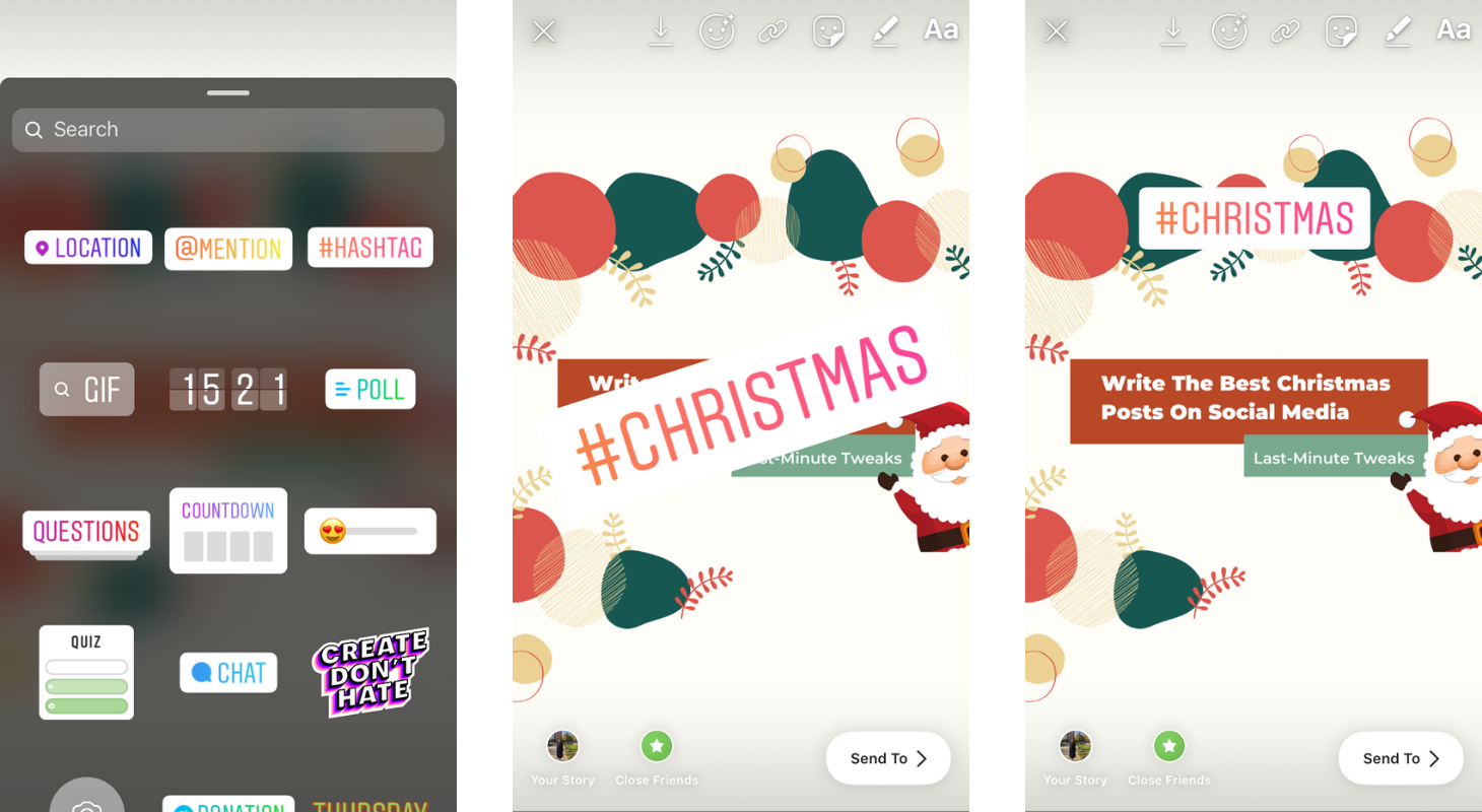 How you can use the Stories hashtag